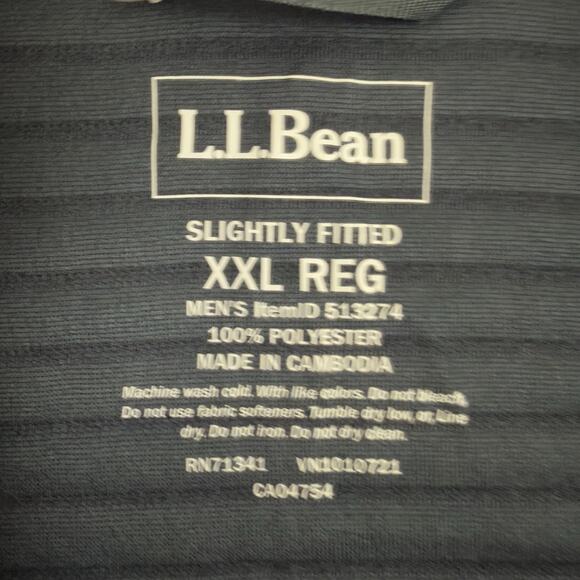 LL Bean Airlight Vest Mens XXL Full Zip Stretch Lightweight Navy Blue 513274 - Picture 2 of 10
